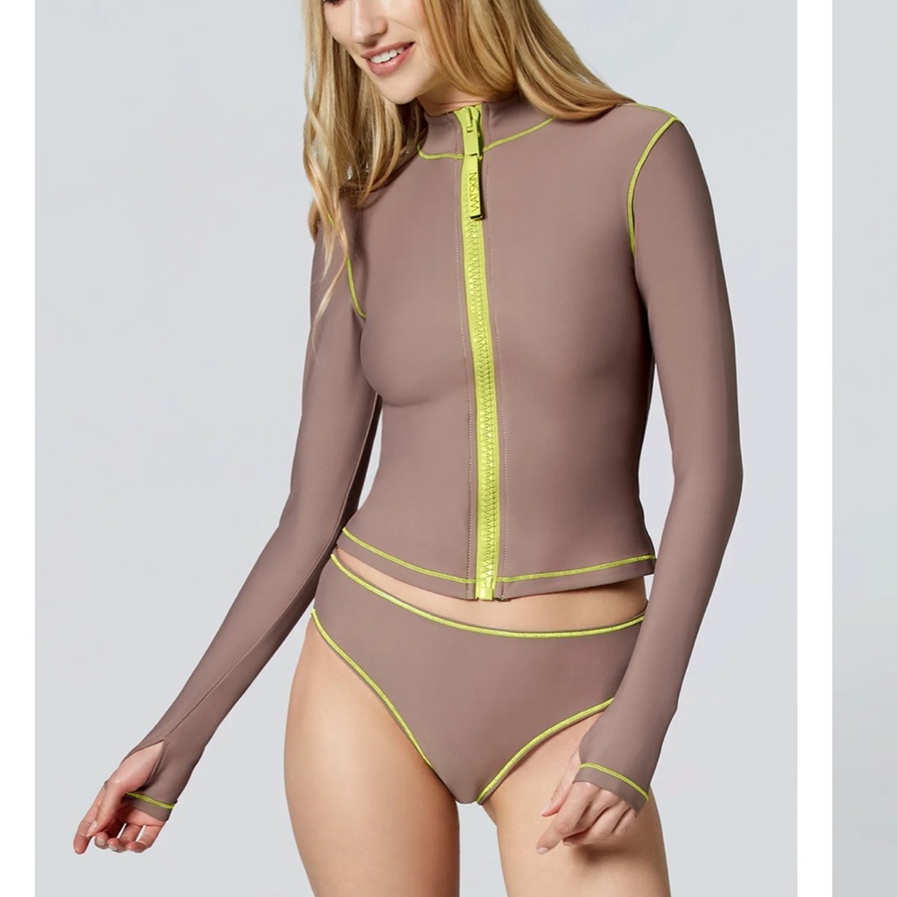 WATSKIN Sophie Jacket in Taupe SZ S NWT Small